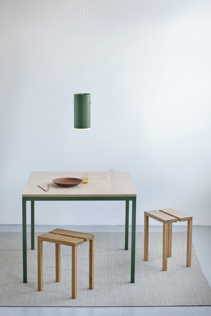 Lámpara colgante Moebe Tube large Ø14 cm, Pine green MOEBE