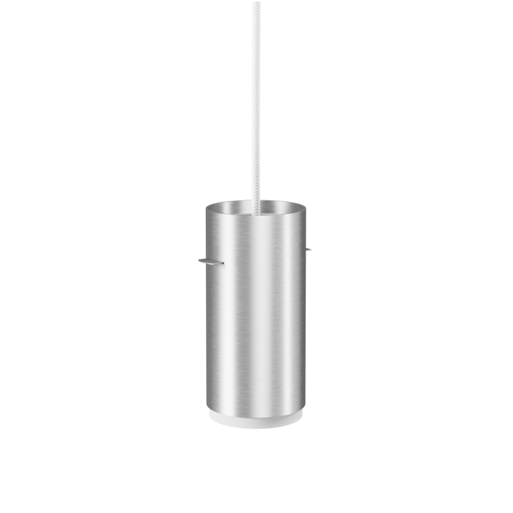 Lámpara colgante Moebe Tube small Ø8 cm - Aluminio cepillado - MOEBE