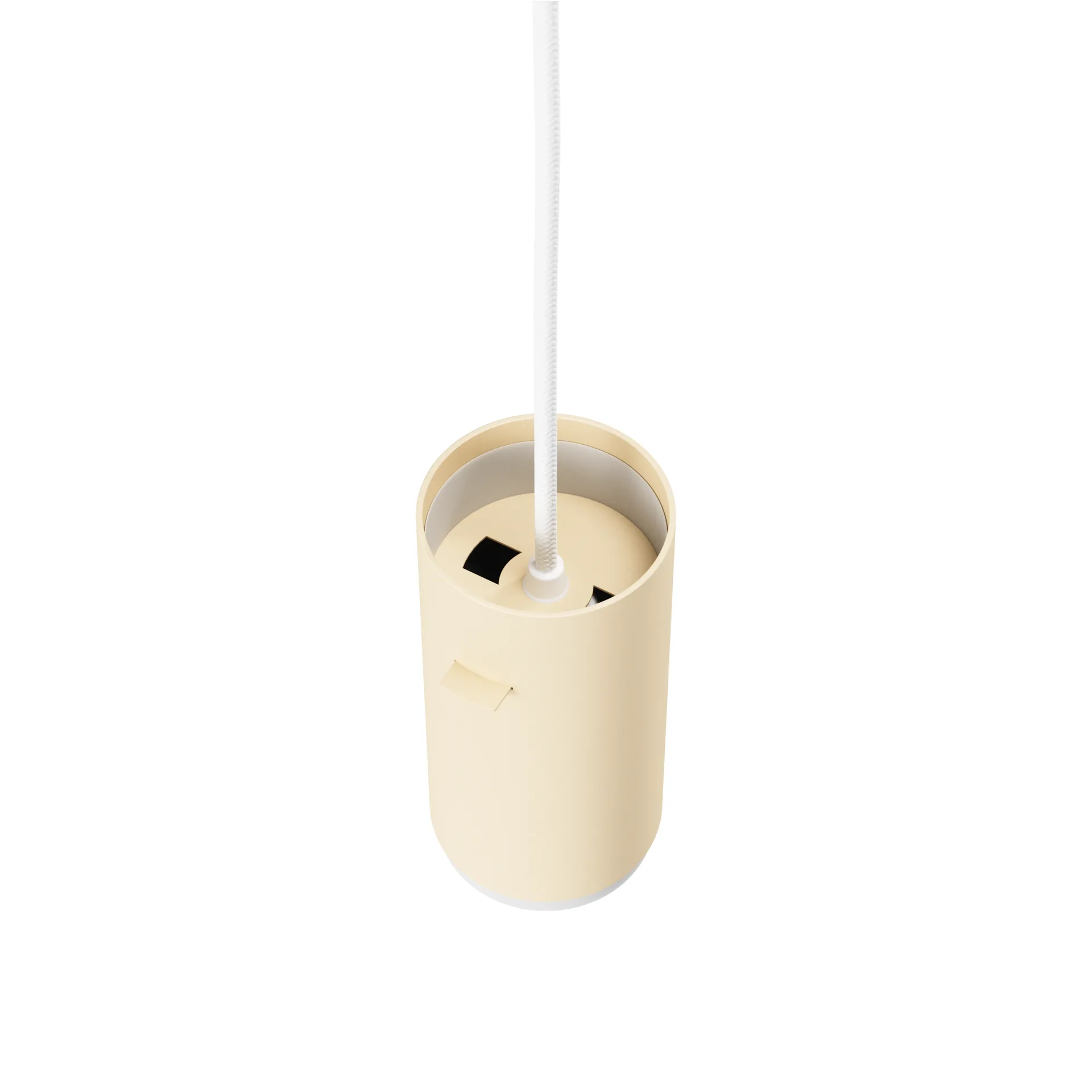 Lámpara colgante Moebe Tube small Ø8 cm, Beige MOEBE