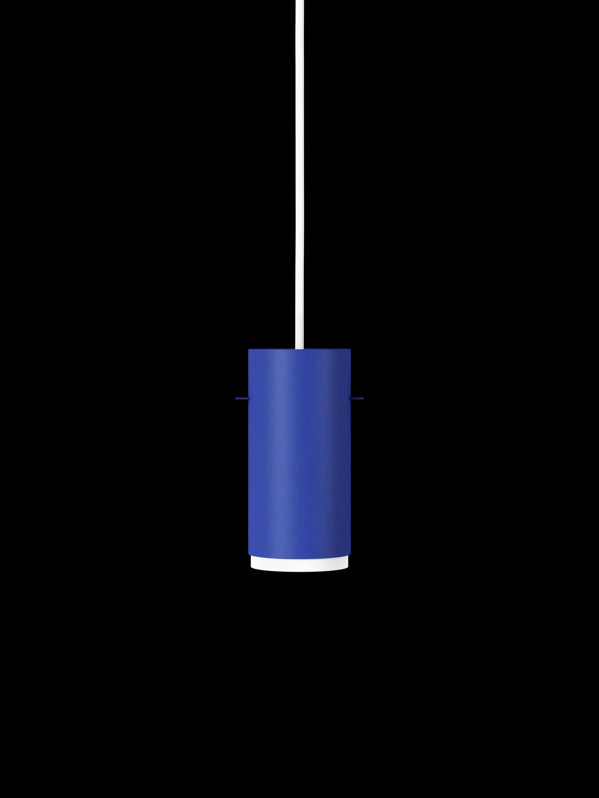 Lámpara colgante Moebe Tube small Ø8 cm, Deep blue MOEBE