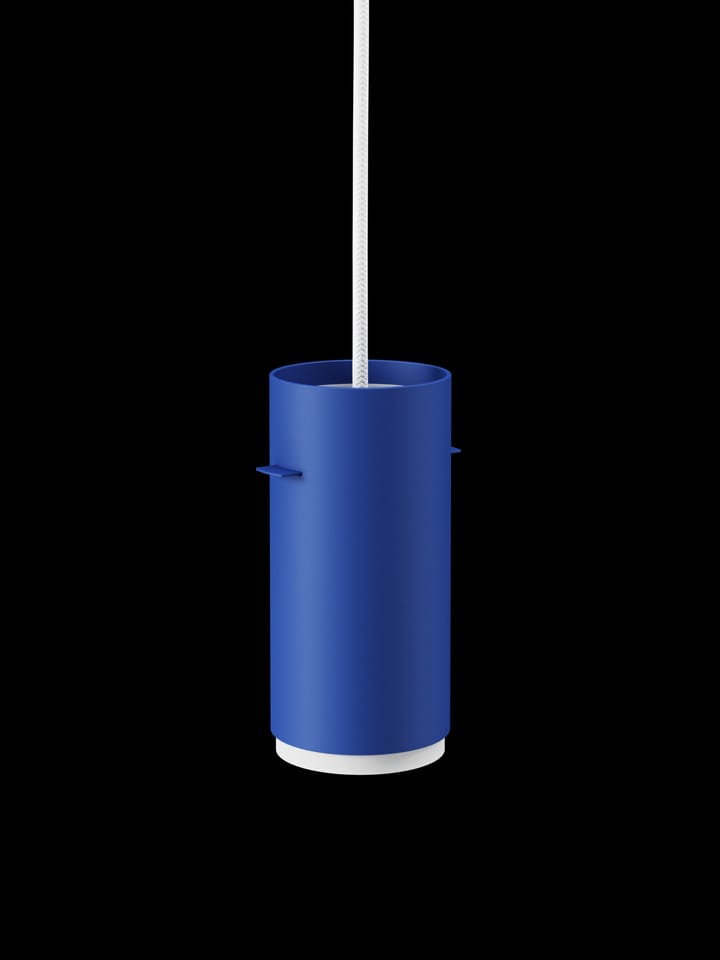 Lámpara colgante Moebe Tube small Ø8 cm, Deep blue MOEBE