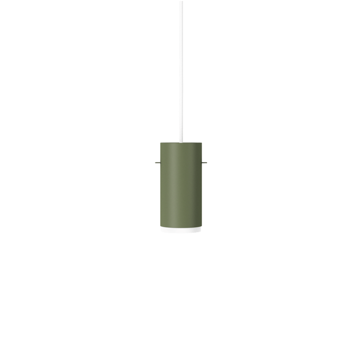 Lámpara colgante Moebe Tube small Ø8 cm - Pine green - MOEBE