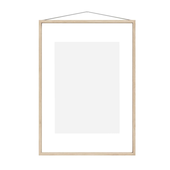 Marco de fresno Moebe A2 44,8x61,5 cm - Transparent, Wood, Black - MOEBE