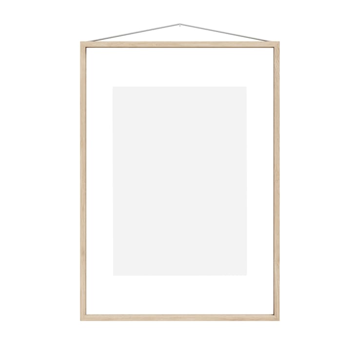 Marco de fresno Moebe A2 44,8x61,5 cm - Transparent, Wood, Black - MOEBE