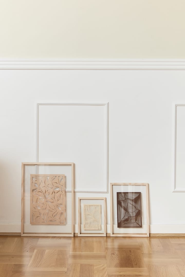 Marco de fresno Moebe A3 31,3x44,1 cm - Transparent, Wood, Black - MOEBE