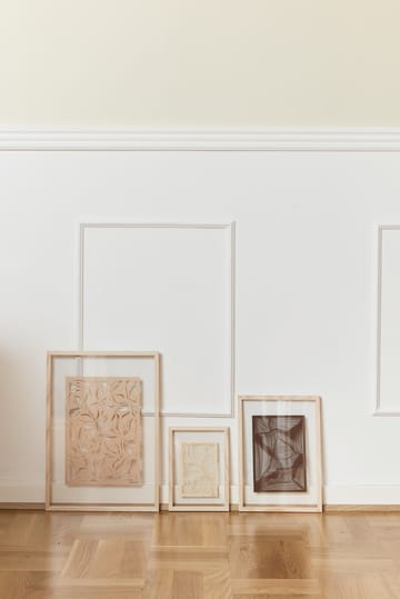 Marco de fresno Moebe A5 16,8x23,2 cm - Transparent, Wood, Black - MOEBE