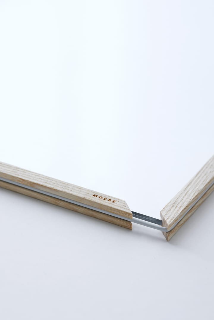 Marco de fresno Moebe A5 16,8x23,2 cm, Transparent, Wood, Black MOEBE