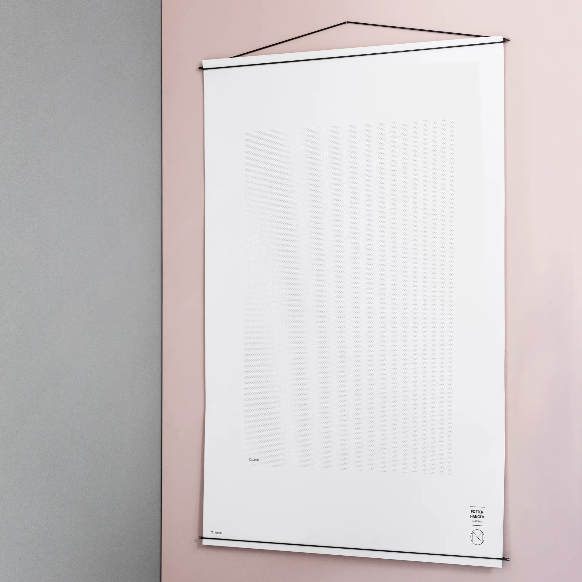 Marco de Moebe 70x100 cm, negro MOEBE