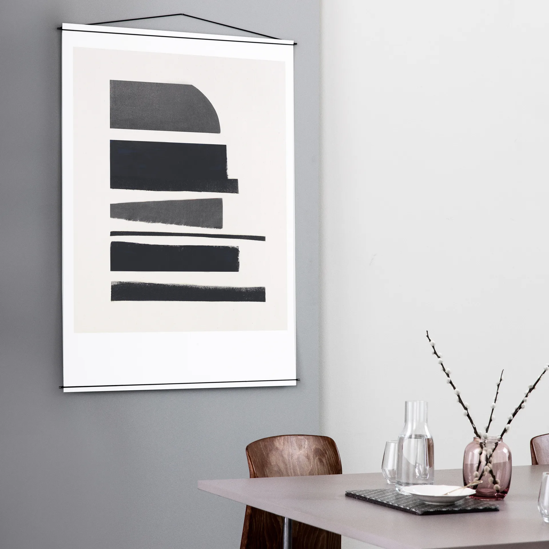 Marco de Moebe 70x100 cm, negro MOEBE