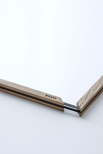 Marco de roble Moebe 50x70 cm - Transparent, Wood, Black - MOEBE