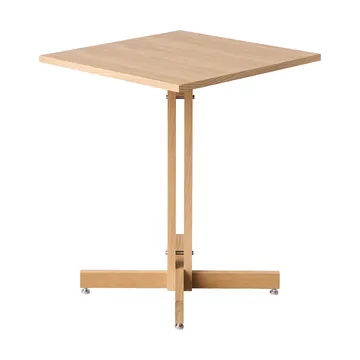 Mesa de cafetería KUMU - Roble aceitado, 60x60 cm - MOEBE