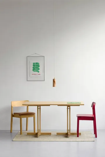 Mesa de cafetería KUMU - Roble aceitado, 60x60 cm - MOEBE