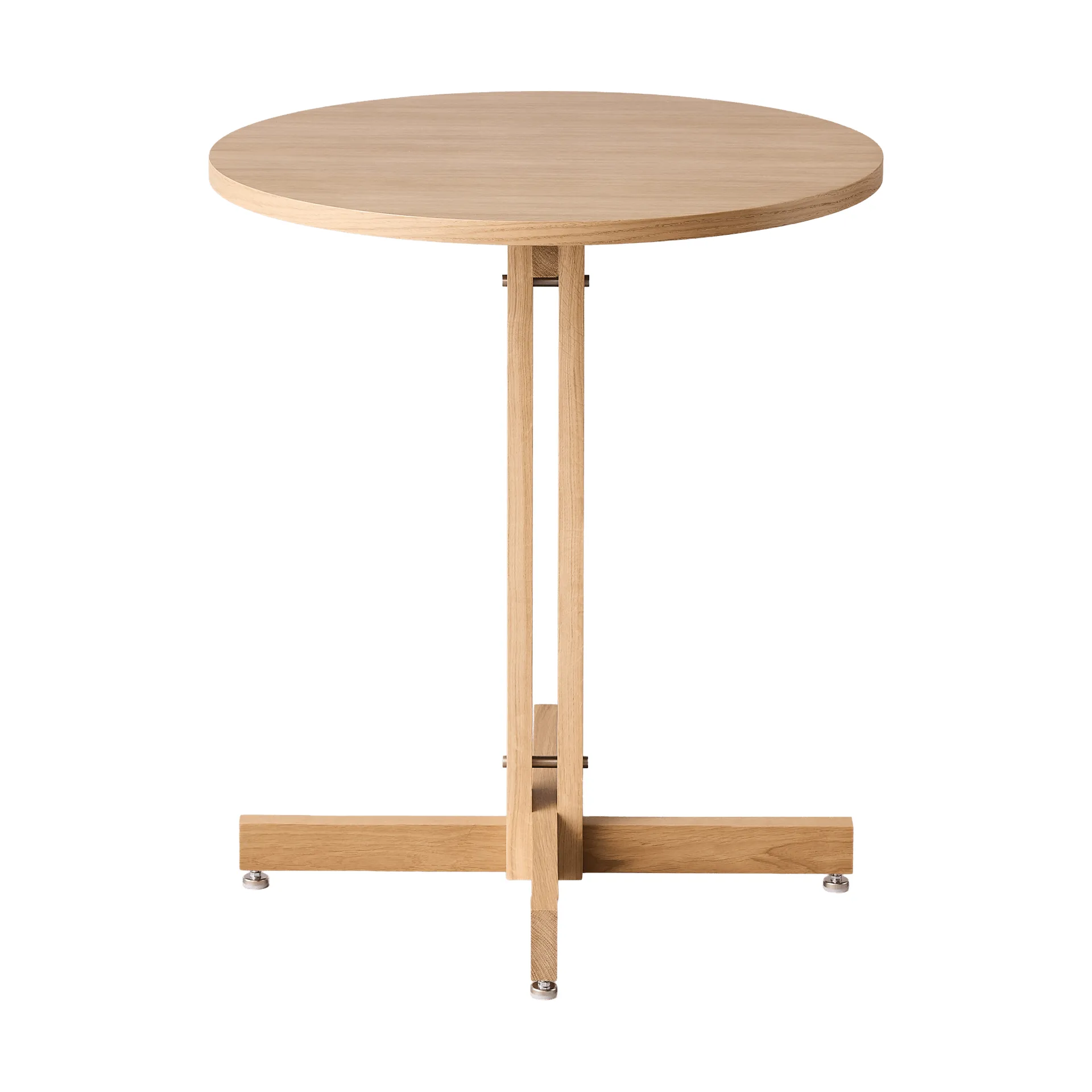 Mesa de cafetería KUMU, Roble aceitado, Ø65 cm MOEBE
