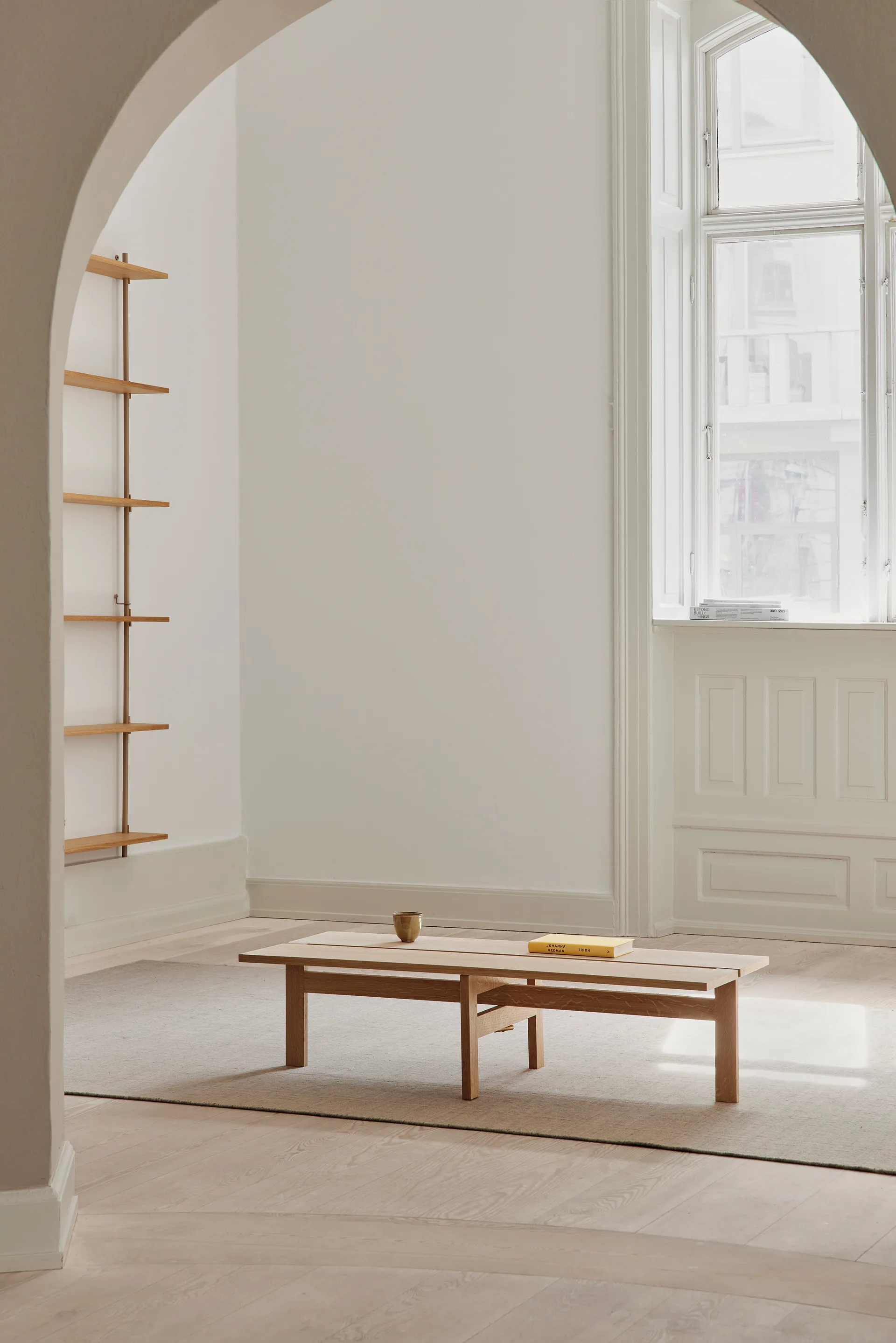 Mesa de centro Moebe rectangular coffee table large, Roble MOEBE