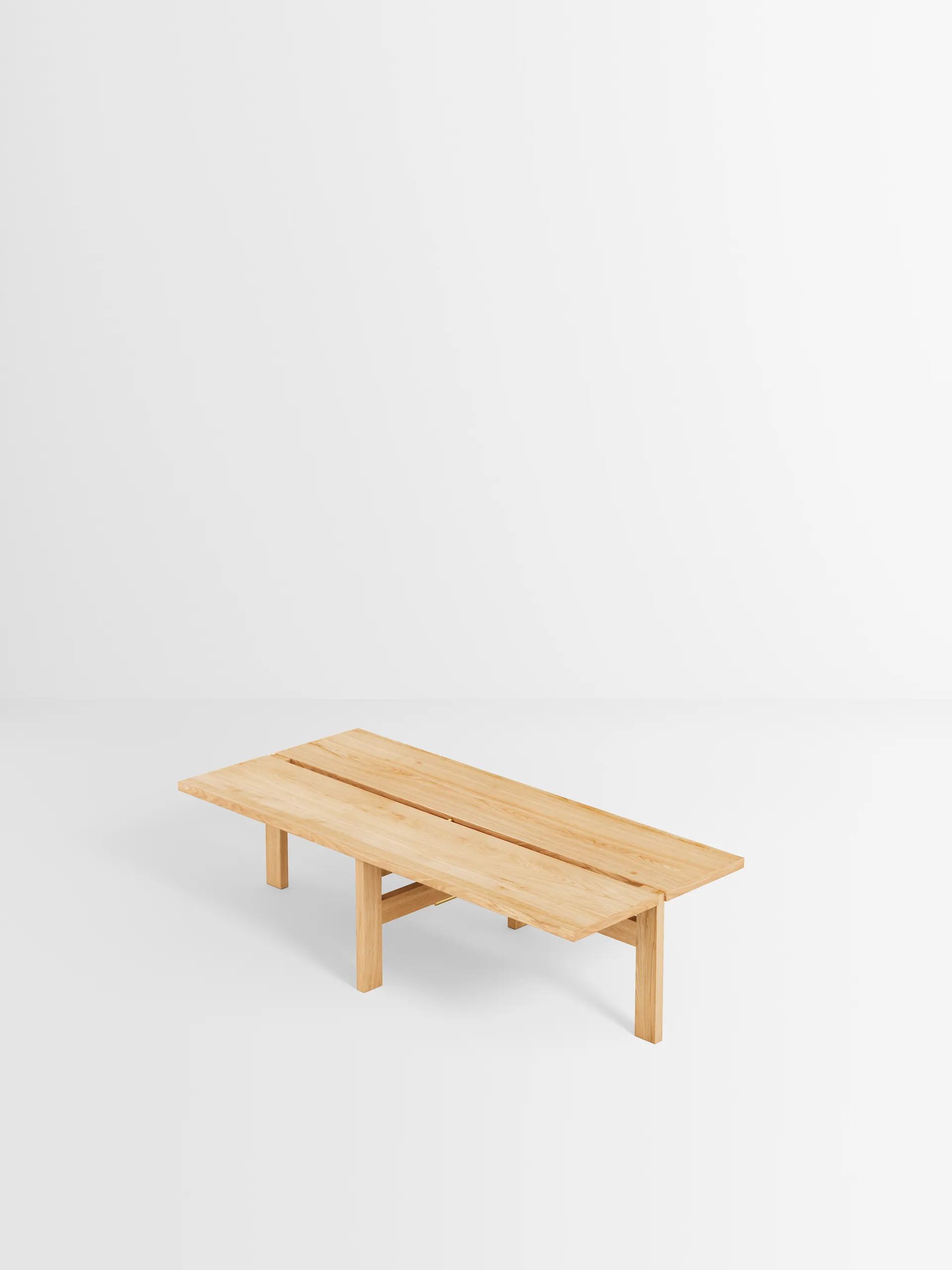 Mesa de centro Moebe rectangular coffee table large, Roble MOEBE