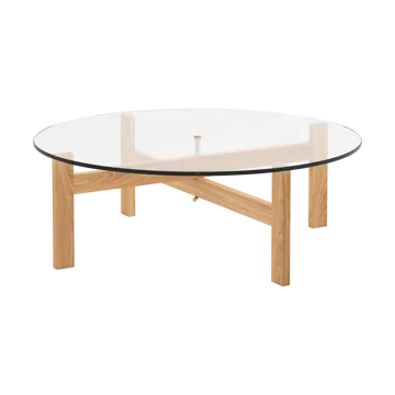Mesa de centro Moebe Round Ø88 cm - Roble - MOEBE