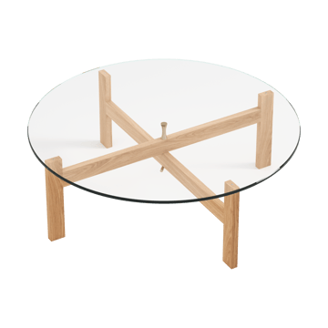 Mesa de centro Moebe Round Ø88 cm - Roble - MOEBE