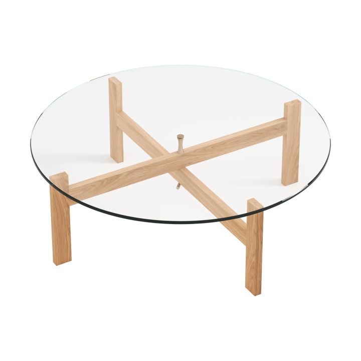 Mesa de centro Moebe Round Ø88 cm, Roble MOEBE