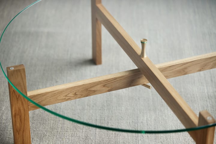 Mesa de centro Moebe Round Ø88 cm, Roble MOEBE