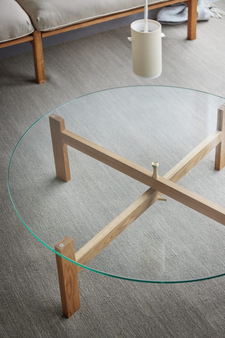 Mesa de centro Moebe Round Ø88 cm, Roble MOEBE