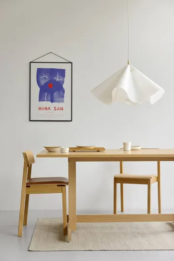 Mesa de comedor KUMU - Roble aceitado, 90x160 cm - MOEBE