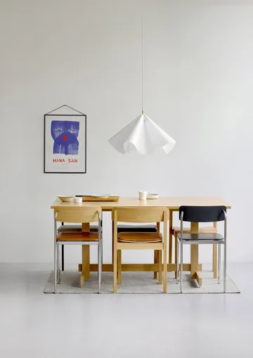 Mesa de comedor KUMU - Roble aceitado, 90x160 cm - MOEBE