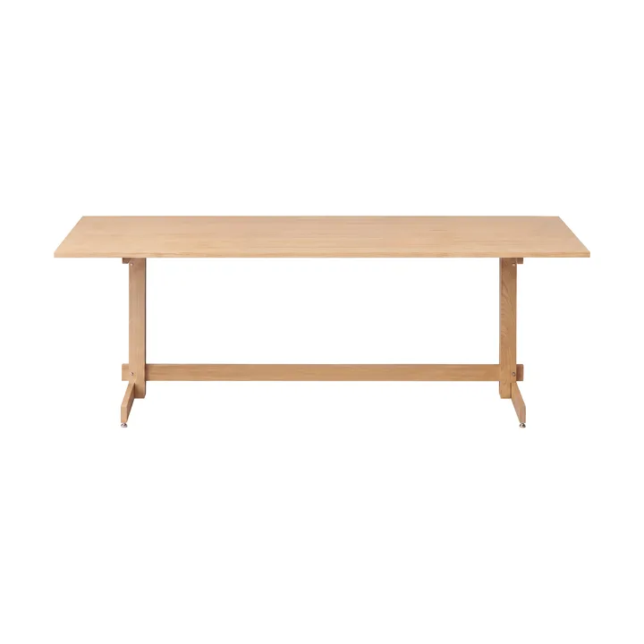 Mesa de comedor KUMU - Roble aceitado, 90x220 cm - MOEBE