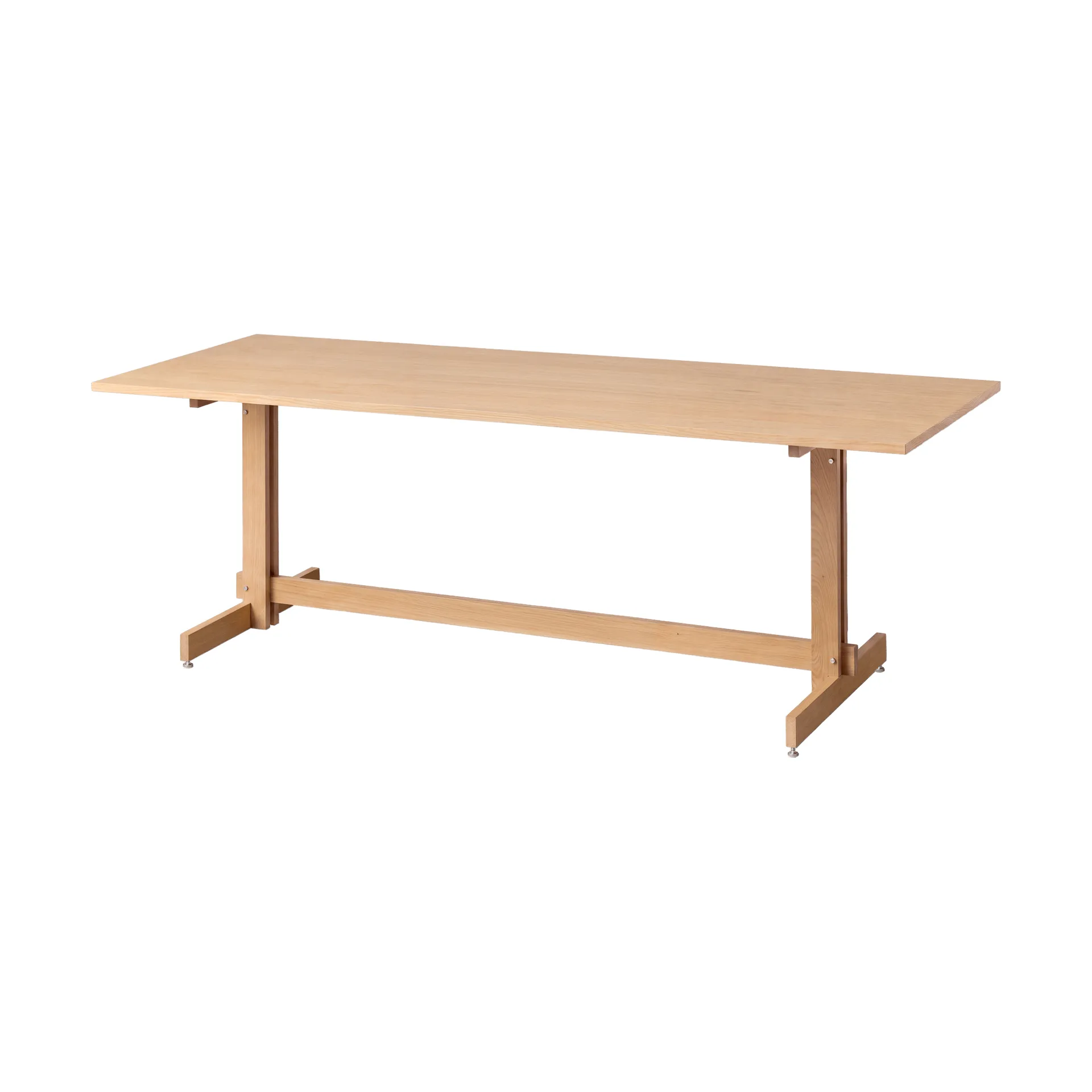 Mesa de comedor KUMU, Roble aceitado, 90x220 cm MOEBE
