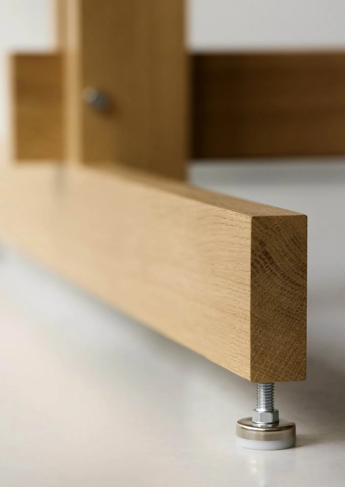 Mesa de comedor KUMU, Roble aceitado, 90x220 cm MOEBE