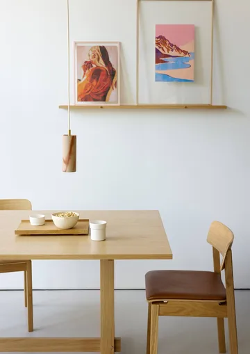 Mesa de comedor KUMU - Roble aceitado, 90x220 cm - MOEBE