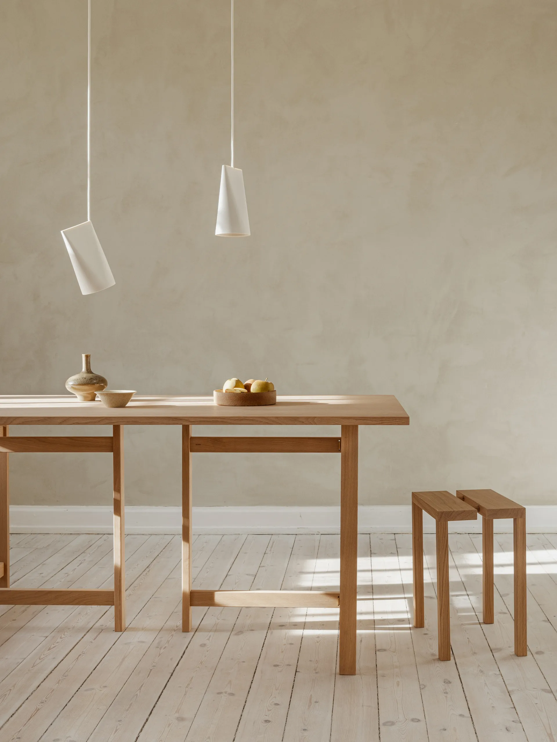 Mesa de comedor Moebe Rectangular, Burgundy, 160x90 cm MOEBE