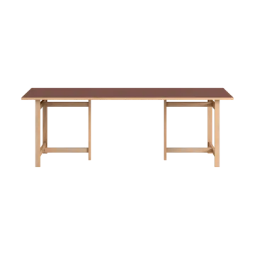 Mesa de comedor Moebe Rectangular - Burgundy, 220x90 cm - MOEBE
