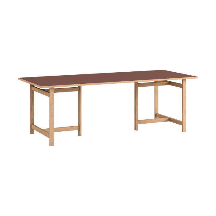 Mesa de comedor Moebe Rectangular, Burgundy, 220x90 cm MOEBE