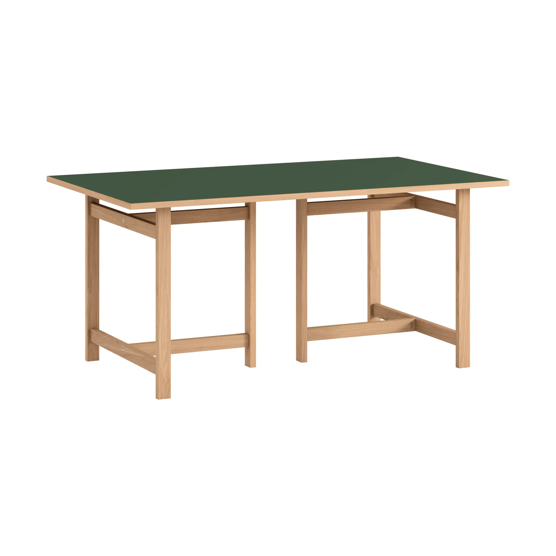 Mesa de comedor Moebe Rectangular, Green, 160x90 cm MOEBE