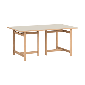 Mesa de comedor Moebe Rectangular - Light grey, 160x90 cm - MOEBE