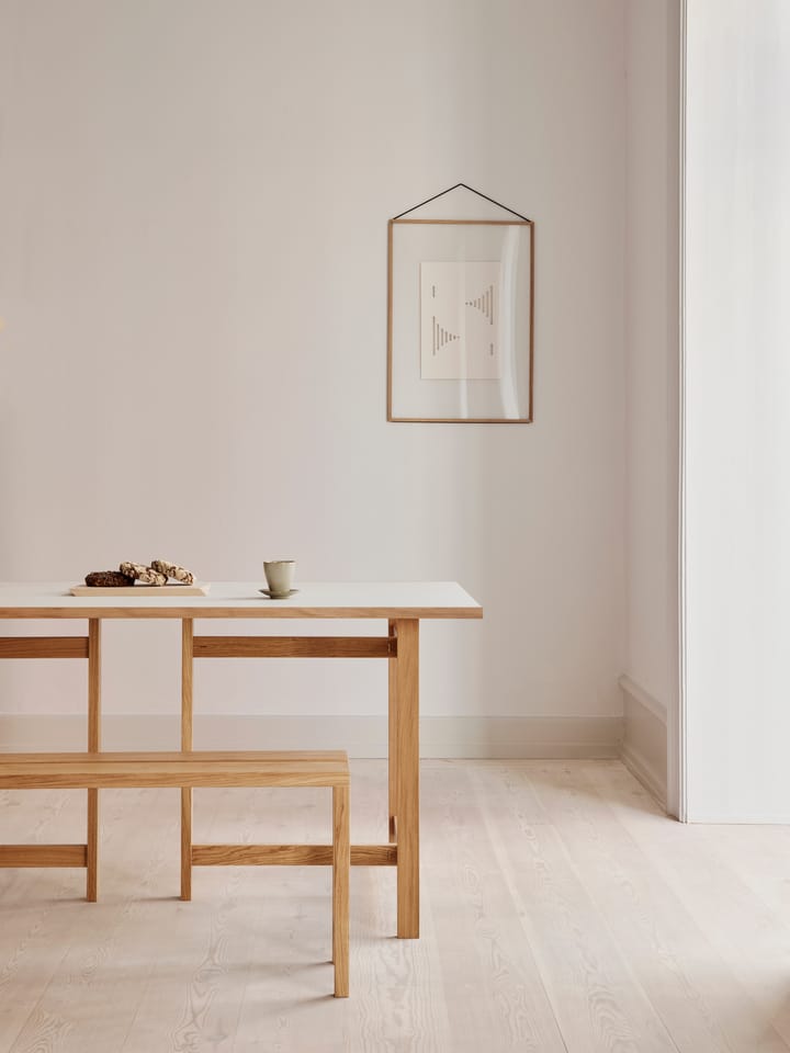 Mesa de comedor Moebe Rectangular, Light grey, 160x90 cm MOEBE