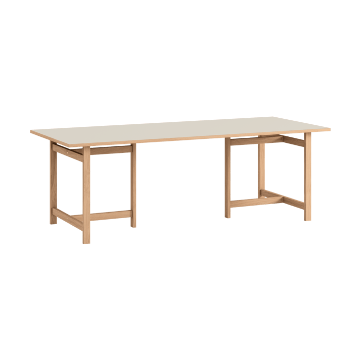 Mesa de comedor Moebe Rectangular, Light grey, 220x90 cm MOEBE