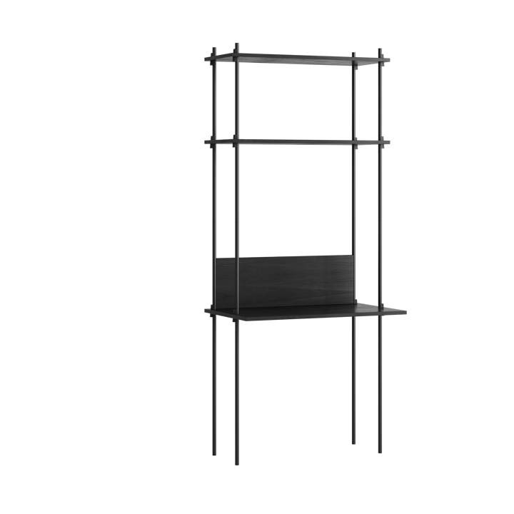 Moebe shelving system s.200.1.D - Negro - MOEBE