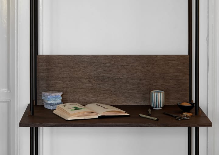 Moebe shelving system s.200.1.D, Roble ahumado-negro MOEBE
