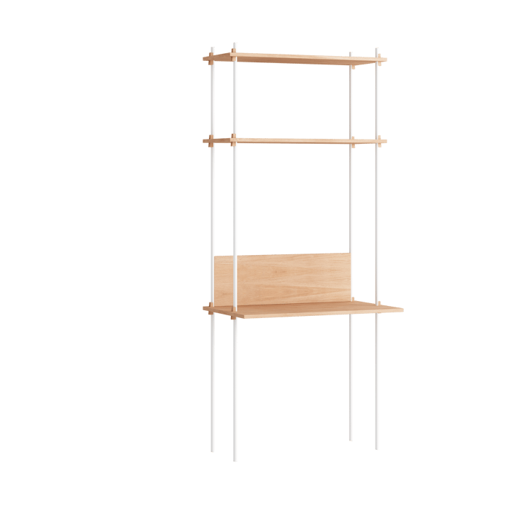 Moebe shelving system s.200.1.D - Roble-blanco - MOEBE