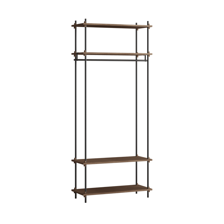 Moebe shelving system s.200.1.F - Roble ahumado-negro - MOEBE