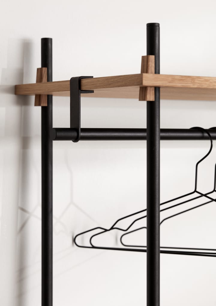 Moebe shelving system s.200.1.F, Roble-negro MOEBE