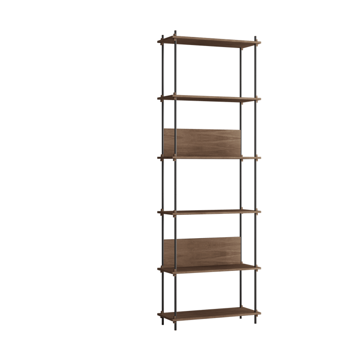 Moebe shelving system s.255.1.A - Roble ahumado-negro - MOEBE