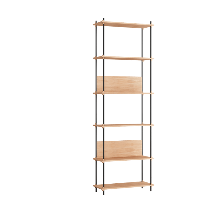 Moebe shelving system s.255.1.A - Roble-negro - MOEBE