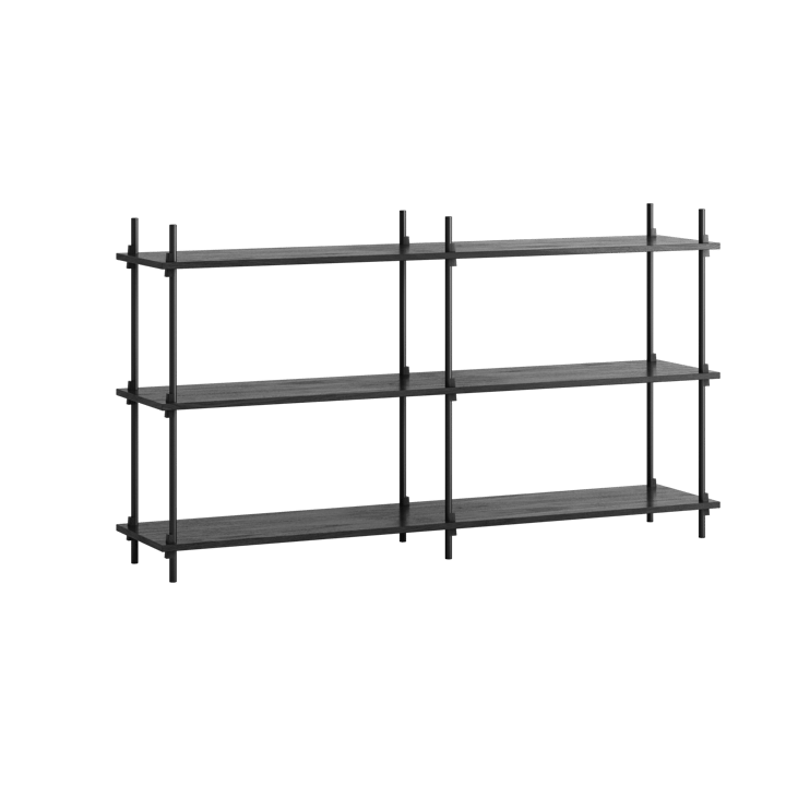 Moebe shelving system s.85.2.B - Negro - MOEBE