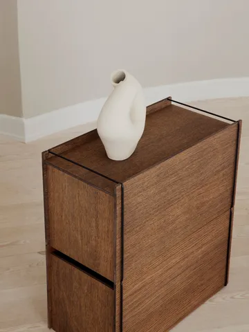 Moebe storage box - Smoked oak-black - MOEBE