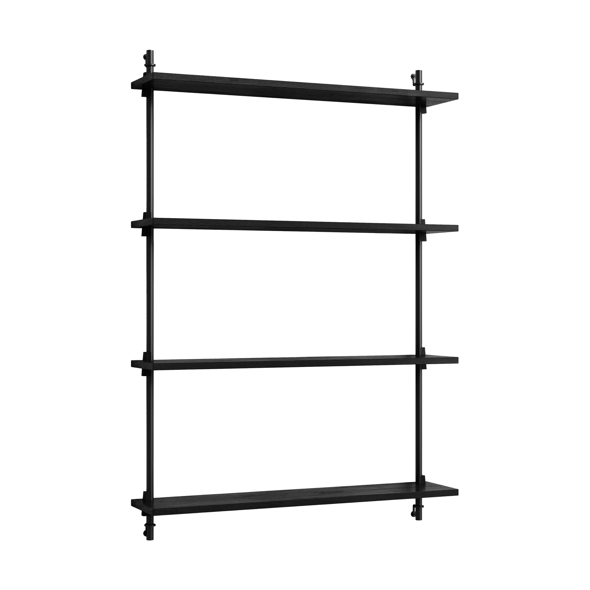 Moebe wall shelving ws.115.1, Negro MOEBE