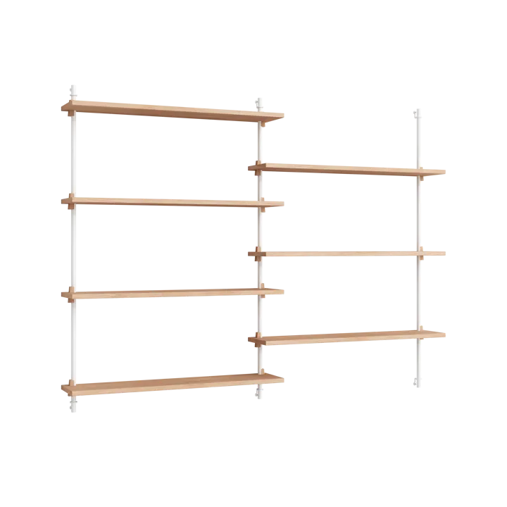 Moebe wall shelving ws.115.2 - Roble-blanco - MOEBE
