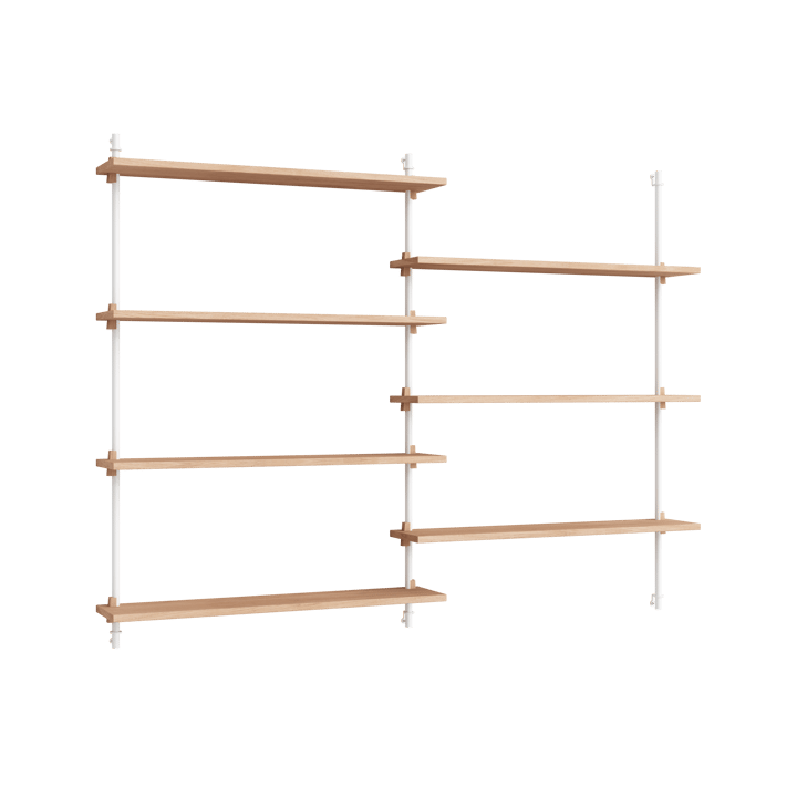 Moebe wall shelving ws.115.2.B - Roble-blanco - MOEBE