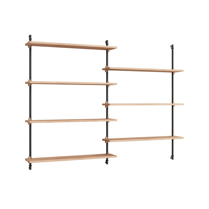 Moebe wall shelving ws.115.2.B - Roble-negro - MOEBE